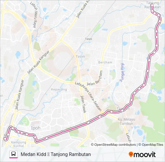 A33B Bus Line Map