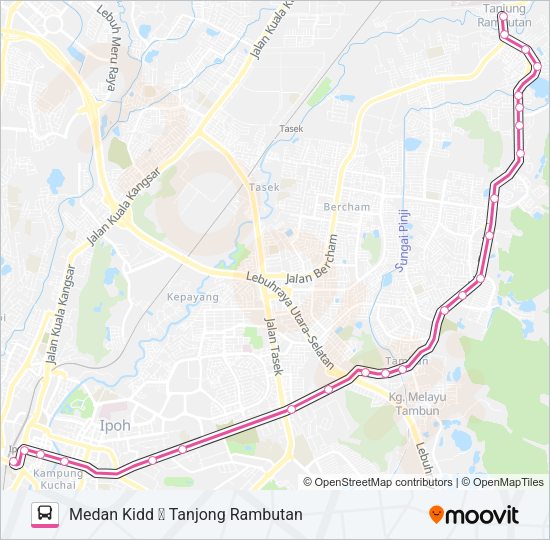 A33B Bus Line Map