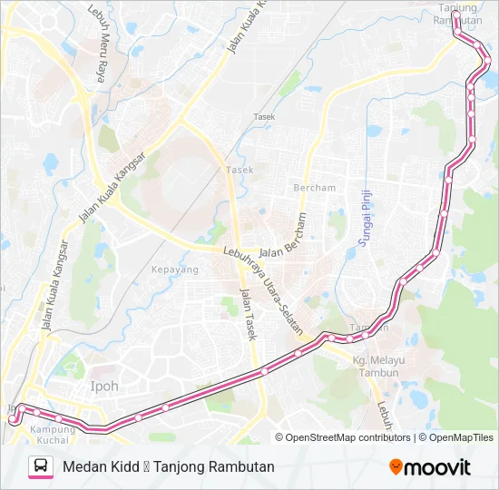 A33B Bus Line Map