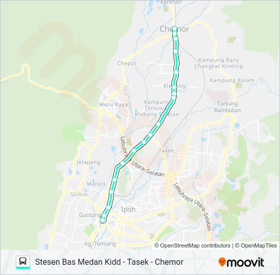 T31A Bus Line Map