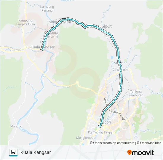 35 Bus Line Map