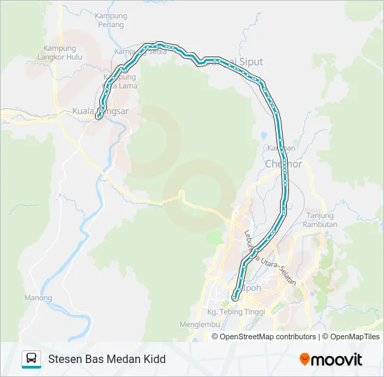 35 Bus Line Map