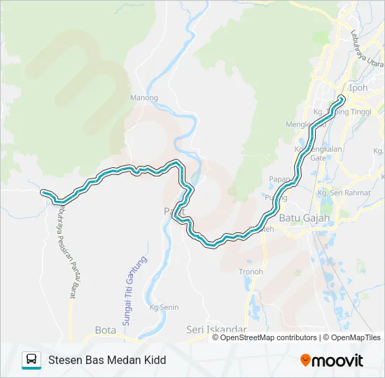 39 Bus Line Map