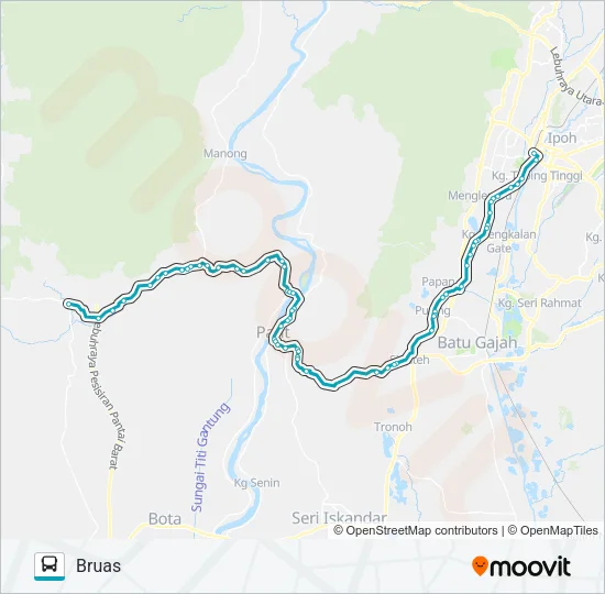 39 Bus Line Map