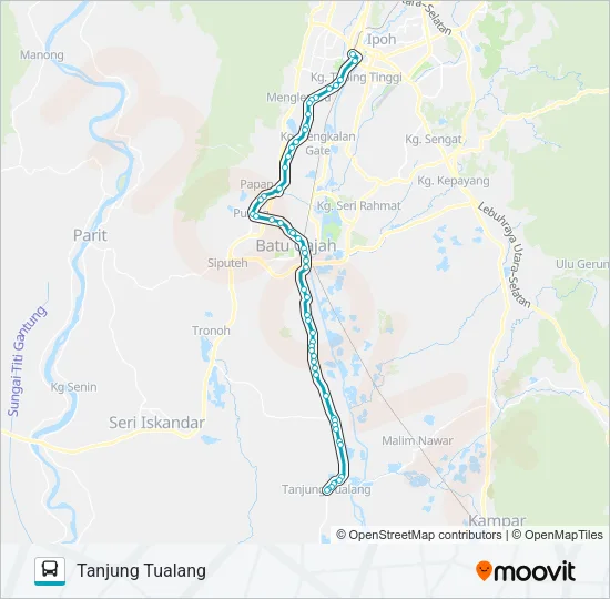 37 Bus Line Map