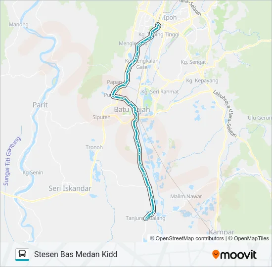 37 Bus Line Map