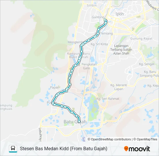 37 Bus Line Map
