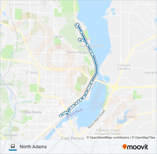 2 Bus Line Map