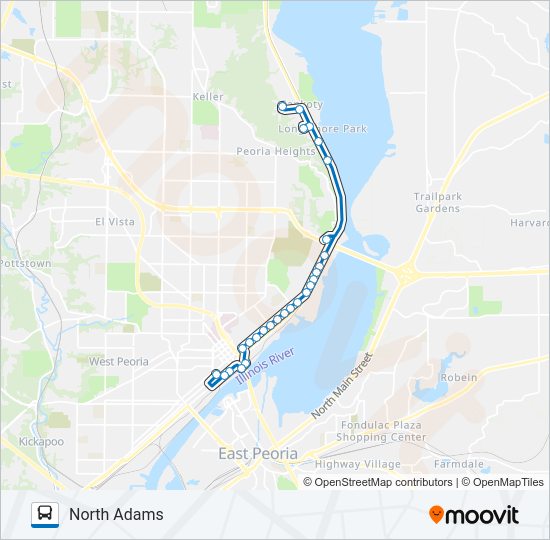 2 bus Line Map