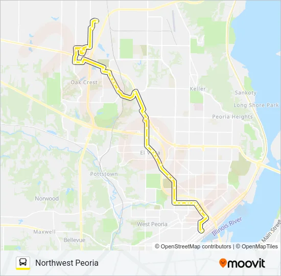 3 Bus Line Map