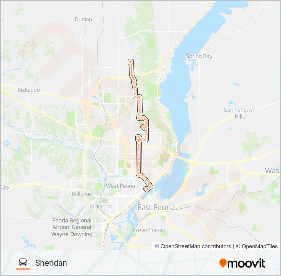 4 Bus Line Map
