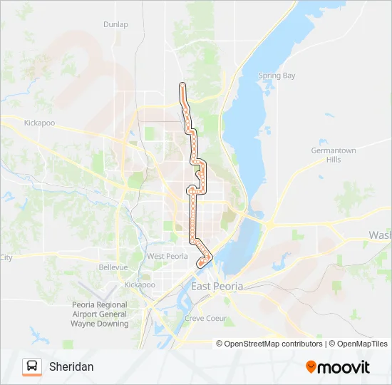 4 Bus Line Map