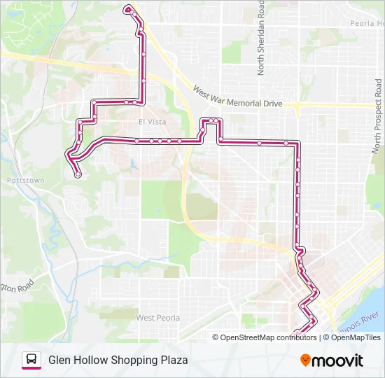 10 Bus Line Map