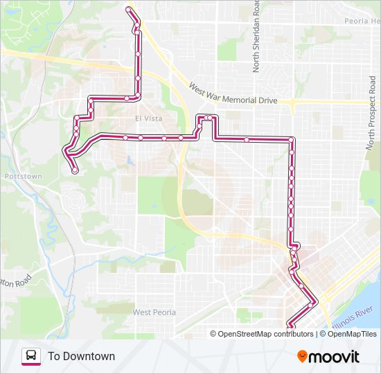 10 Bus Line Map