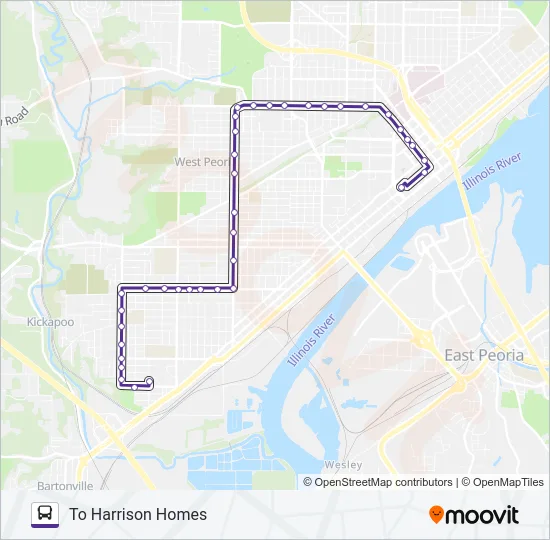 11 Bus Line Map