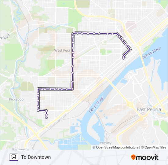 11 Bus Line Map