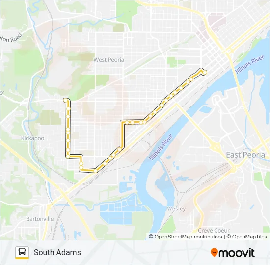 13 Bus Line Map