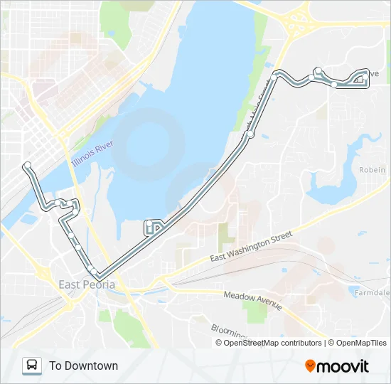 20 Bus Line Map