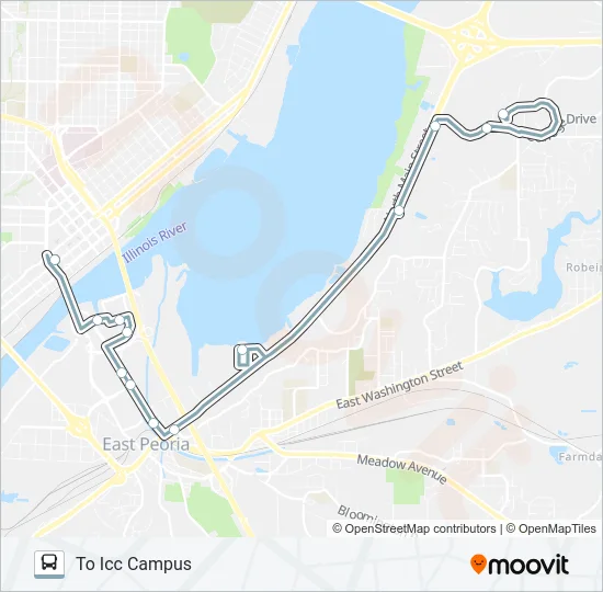 20 Bus Line Map
