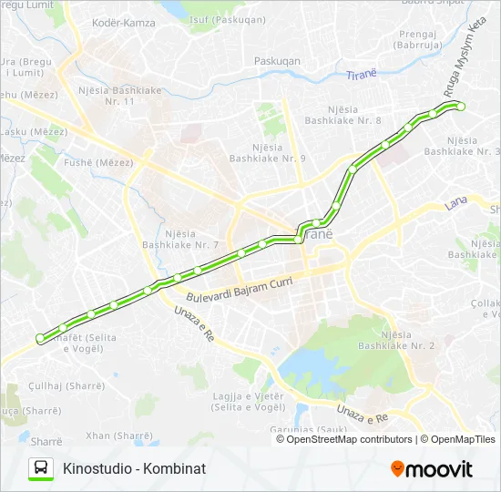 L15 Bus Line Map