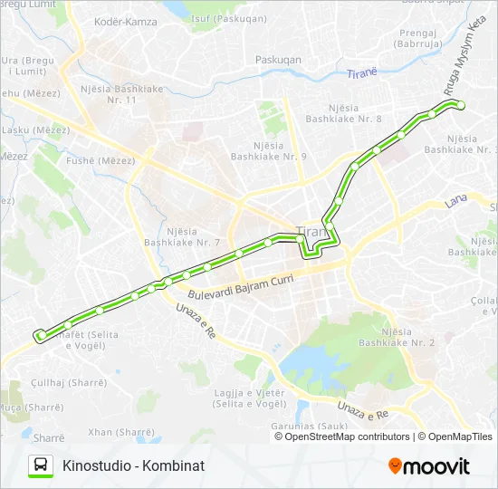 L15 Bus Line Map