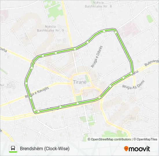 L16 Bus Line Map