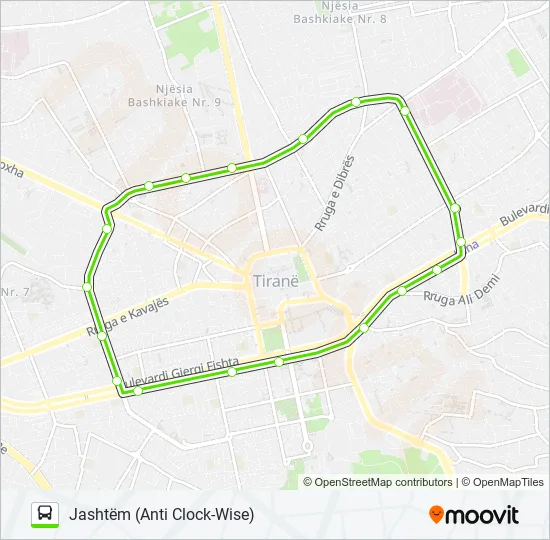 L16 Bus Line Map