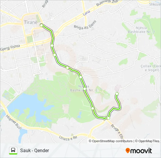 L5 Bus Line Map