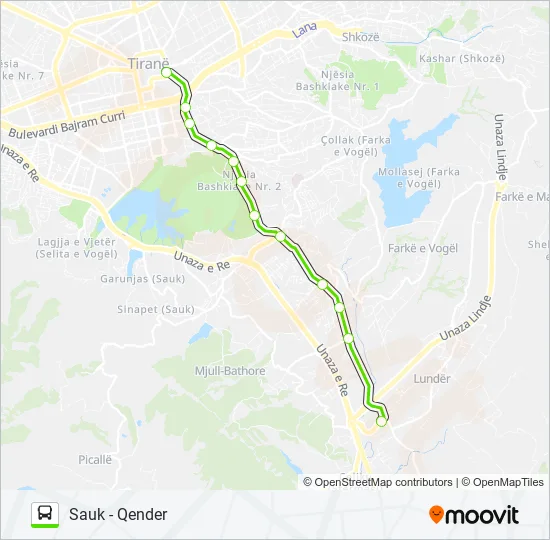 L5 Bus Line Map