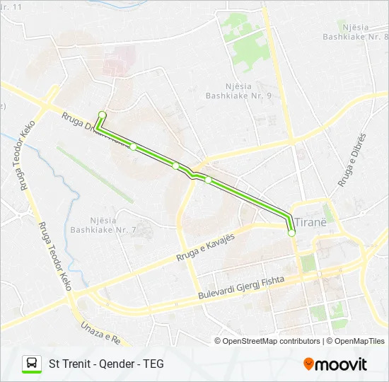L8 Bus Line Map