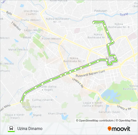 L11 Bus Line Map