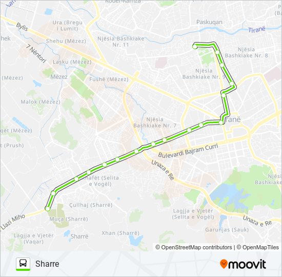 L11 bus Line Map