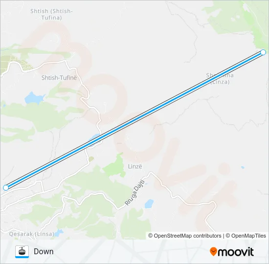 FUNIVIA Gondola Line Map