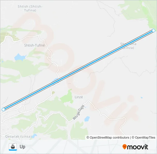 FUNIVIA Gondola Line Map