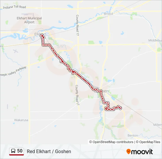 50  Line Map