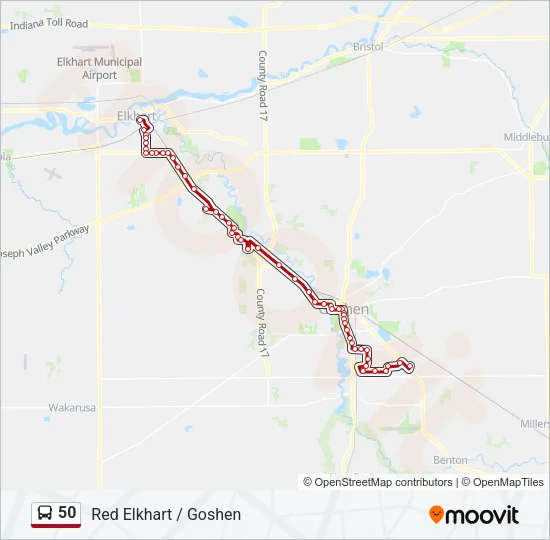 50  Line Map