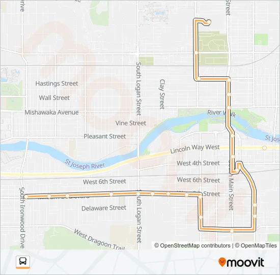 MILLBURN SCHOOL TRIPPER Bus Line Map