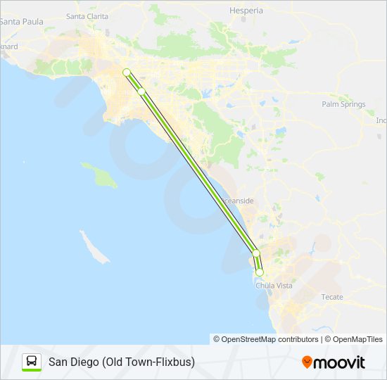 FLIXBUS 2017 Bus Line Map