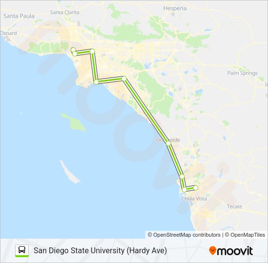 FLIXBUS 2017 Bus Line Map
