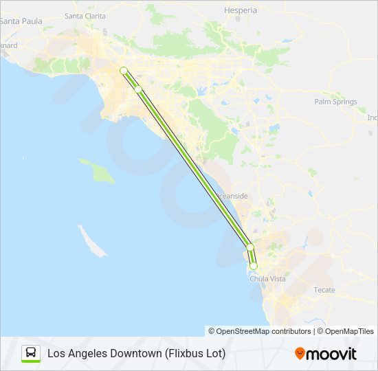 FLIXBUS 2017 Bus Line Map