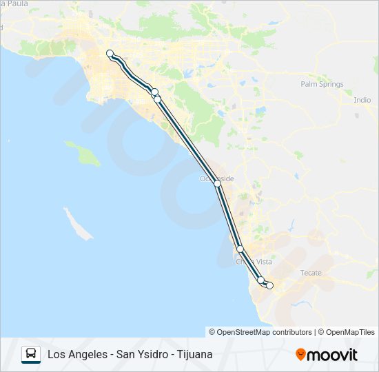 GREYHOUND US0830 Bus Line Map