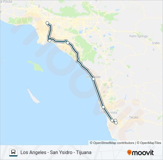 GREYHOUND US0830 Bus Line Map