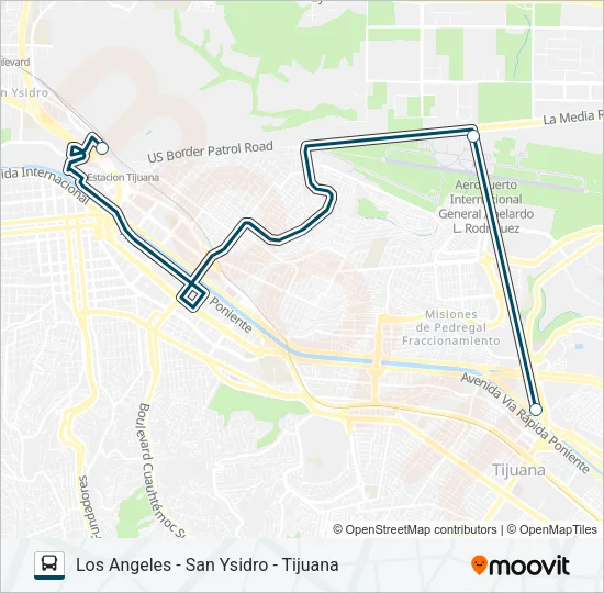 GREYHOUND US0830 Bus Line Map