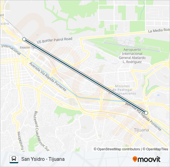 GREYHOUND US0832 Bus Line Map
