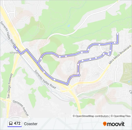 472 Bus Line Map