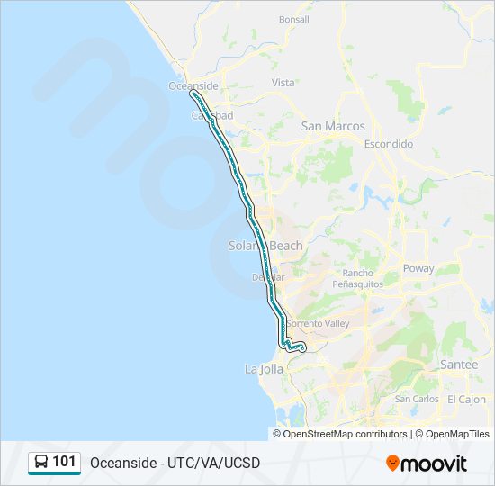 101 Route: Schedules, Stops & Maps - Va   Ucsd (updated)