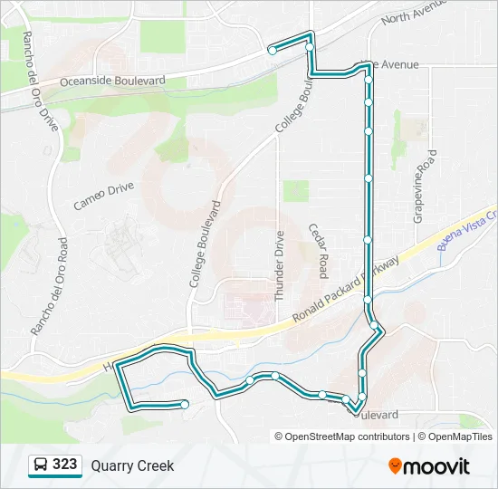 323 Bus Line Map