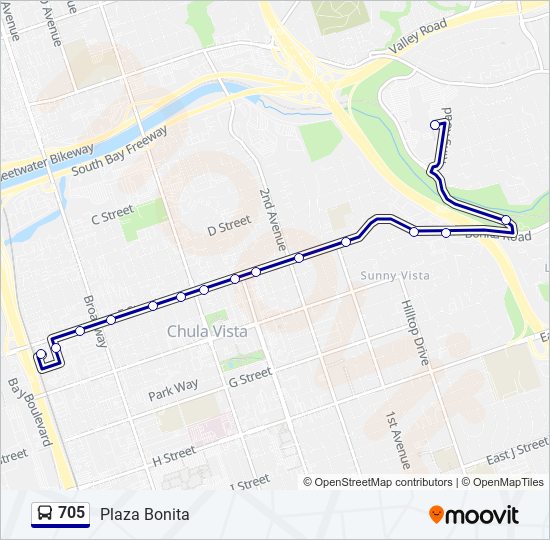 Directions To Plaza Bonita 705 Route: Schedules, Stops & Maps - Plaza Bonita (Updated)