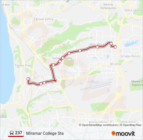 237 Bus Line Map