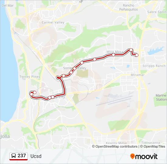 237 Bus Line Map